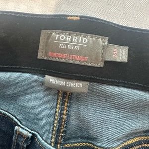 Torrid Bombshell Straight Leg Jeans